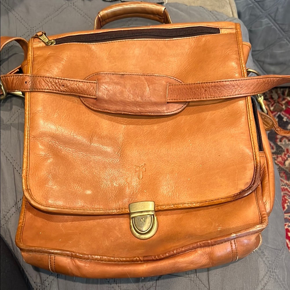 FRYE AND CO. Brown Leather Womens & Men's messenger Bag